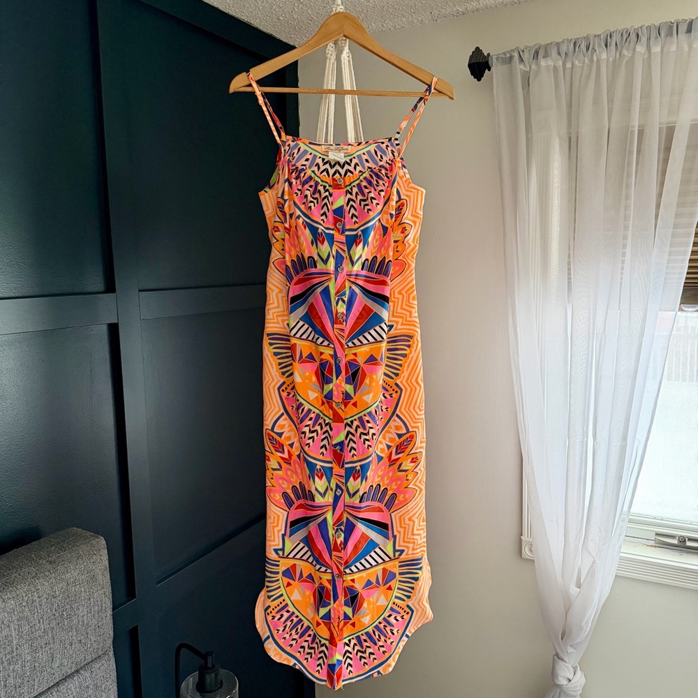 Mara Hoffman Colorful Geometric Maxi Dress